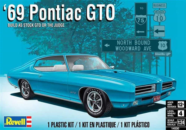Revell 1/24 1969 Pontiac GTO 4530